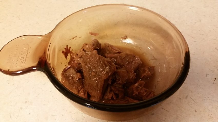canned elk meat