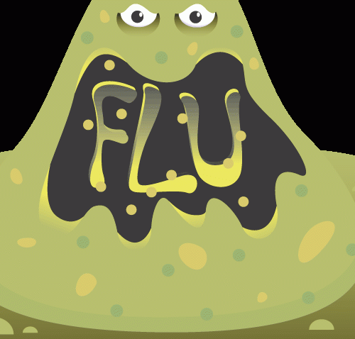 Animated Flu Germ
