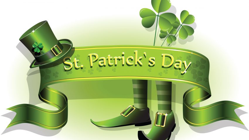 St. Patricks Day sign animated