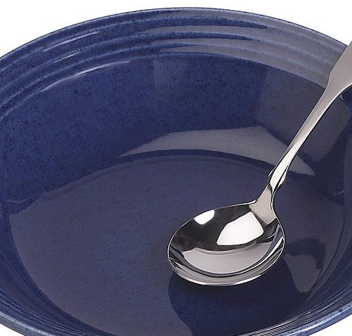 Empty bowl and spoon