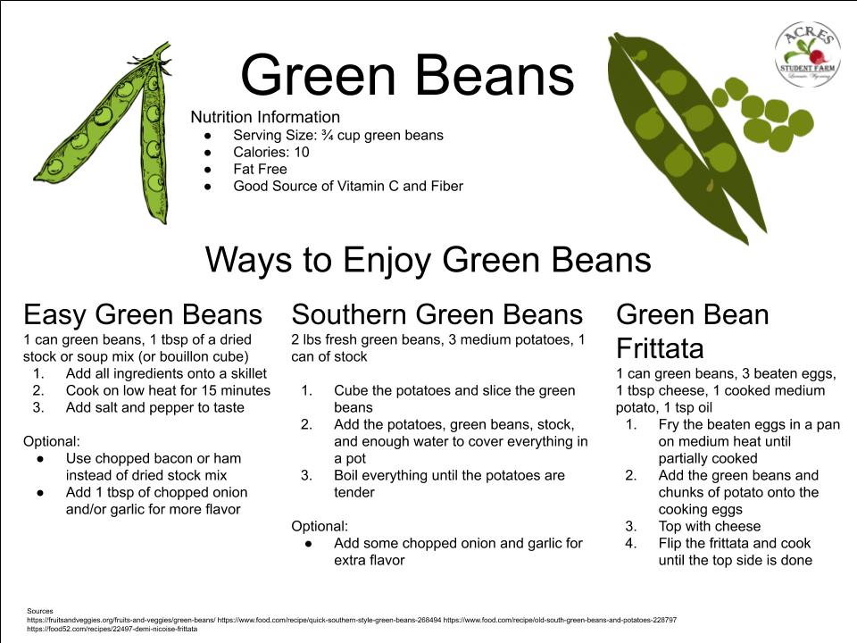 Green Beans Flier