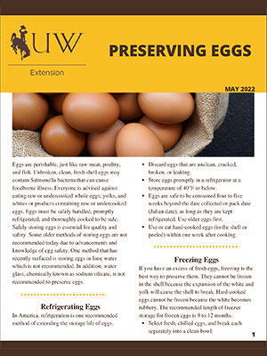 Preserving Eggs