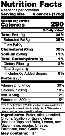 Nutrition Label