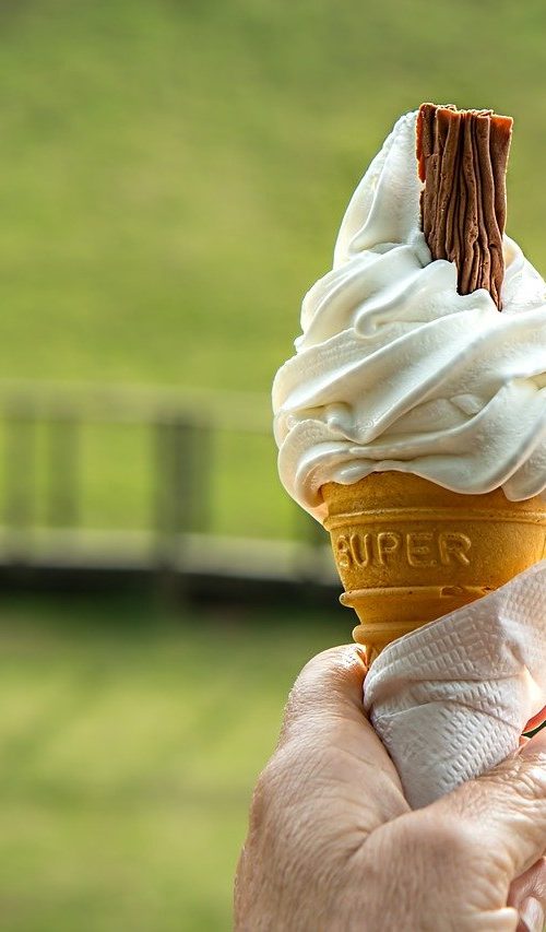 Soft Serve Ice cream cone