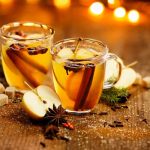 Two cups of apple cider