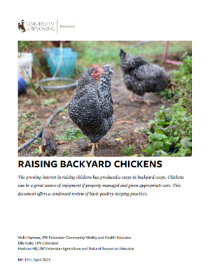 Raising Backyard Chickens - MP155